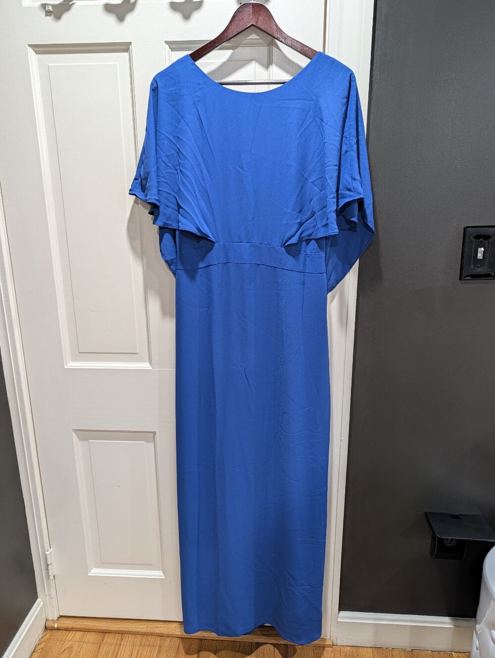 Halston Heritage Cocktail Dress with Flutter Sleeves (Women's Size 12)